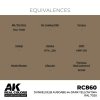 AK Interactive RC860 Dunkelgelb Ausgabe 44-Dark Yellow 1944 RAL 7028 17 ml